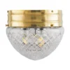 Taklampa - Heidenstamplafond 200 mässing, klarglas