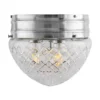 Taklampa - Heidenstamplafond 200 nickel, klarglas