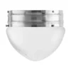 Taklampa - Heidenstamplafond 200 nickel, mattglas