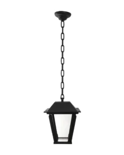 Utomhuslampa - Lykthus med kedja & glasbotten L4
