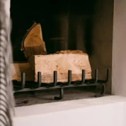 Vedgaller smidesjärn – Öppen spis stor
