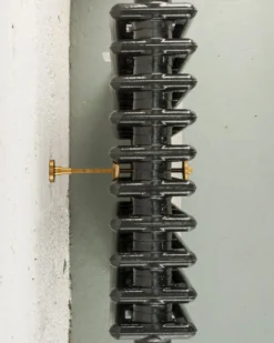 Väggfäste/Tippskydd för radiator - Nickel