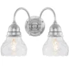 Vägglampa - Stackelberg nickel, slipat klarglas