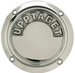 WC-regel rund - Toalettlås nickel