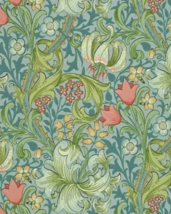 William Morris & Co. Tapet - Golden Lily Mineral