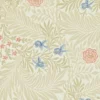 William Morris & Co. Tapet - Larkspur Manilla/Old Rose