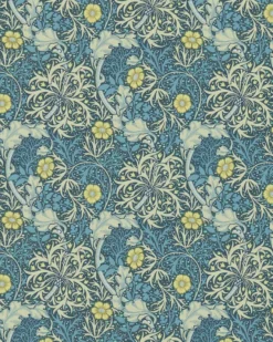 William Morris & Co. Tapet - Morris Seaweed Ink/Woad