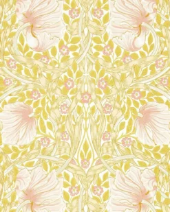 William Morris & Co. Tapet - Pimpernel Sunflower/Pink