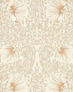William Morris & Co. Tapet - Pimpernel Cochineal Pink