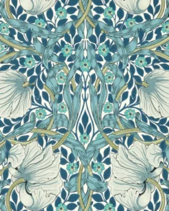 William Morris & Co. Tapet - Pimpernel Cobalt/Mineral