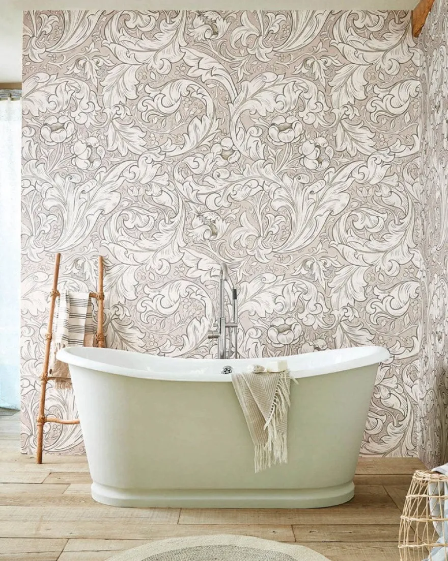 William Morris & Co. Tapet - Pure Bachelor´s Button Grey Blue