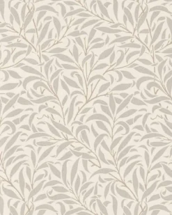 William Morris & Co. Tapet - Pure Willow Boughs Ecru/Silver