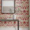 William Morris & Co. Tapet - Simply Strawberry Thief madder